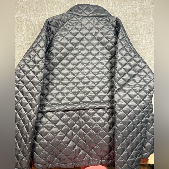 Quince Featherless Quilted Puffer Jacket Women’s Large Black Lightweight - Picture 5 of 5